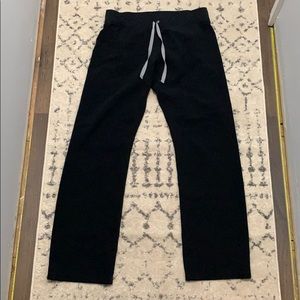 Black figs scrub pants